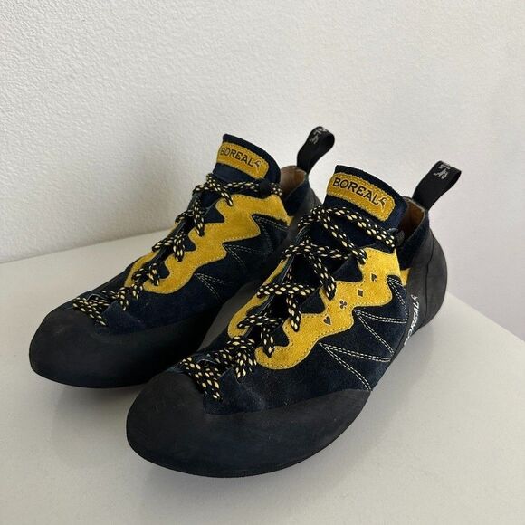 Boreal Fusion S-2 Climbing Shoes Lace Up Yellow Black Downturn Men\'s Size 11.5 main image 10